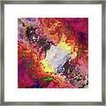 Shades Of Red Abstract Framed Print