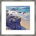 Shadow At Crystal Cove Framed Print