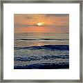 Shadow In The Waves Framed Print