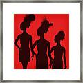 Shadow Of Chic Framed Print