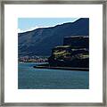 Shadowed Cliffs On The Columbia Framed Print