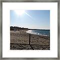 Shadows In The Sand Framed Print