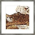 Shadows Of A Great Rock Framed Print