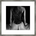 Shapes Of A Woman Framed Print