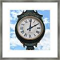 Sharpsburg Clock Framed Print