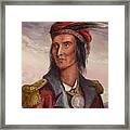 Shawnee Chief Tecumseh Framed Print