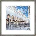 Sheikh Zayed Mosque Framed Print