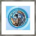 Shelter Cove Stereographic Projection Framed Print