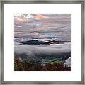 Shenandoah Valley November 2015 Skies Framed Print