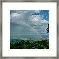 Shenandoah Valley Rainbow Framed Print