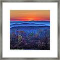 Shenandoah Valley Sunset Framed Print