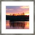 Sherbet Sunset Framed Print