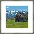 Shields Valley Abandoned Farm Ranch House Framed Print