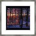 Shimmery Sunrise Framed Print