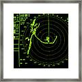 Ship's Radar Screen While In Port Framed Print