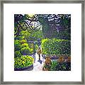 Shirley At Chalice Well Framed Print