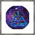 Shiva In Meditation Framed Print