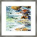 Shoreline Drift Framed Print