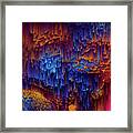 Shower Of Gold - Pixel Art Framed Print