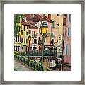 Side Streets In Annecy Framed Print