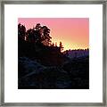 Sierra Nevada Dusk Framed Print