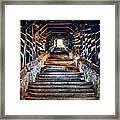 Sighisoara Covered Stairs - Romania Framed Print