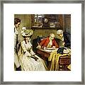 Signing The Marriage Contract Framed Print