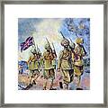 Sikh Soldiers In France Ww1 Framed Print