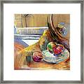 Sill Life With Onions Framed Print
