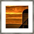 Silo Sunset Framed Print