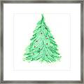 Simple Christmas Card 2 Framed Print