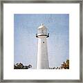 Simply Lighthouse Framed Print