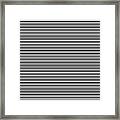 Simply Stripes- Art By Linda Woods Framed Print