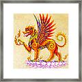 Singha Balinese Winged Lion Framed Print