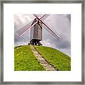 Sint Janshuismolen Windmill Framed Print