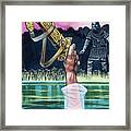 Sir Bedivere Returns Excalibur To The Lady Of The Lake Framed Print
