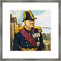 Sir Winston Churchill Framed Print