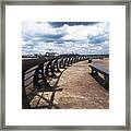 Sit Under The Clouds Framed Print