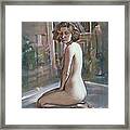 Sitting Nude Framed Print