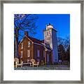 40 Mile Point Lighthouse Michigan  -8287 Framed Print