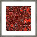 Six Tomatoes Abstract #6 Framed Print