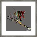 Skiing Collection Framed Print