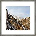 Skiing Swiss Alps Framed Print