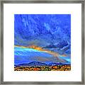 Sky Fall Framed Print