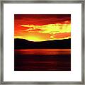 Sky Of Fire Framed Print