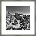 Skyline Arch In Arches National Park Framed Print