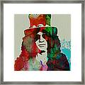 Slash Guns N' Roses Framed Print