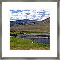 Slough Creek Angler Framed Print
