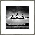 Small Airplane Low Flyby Framed Print
