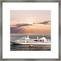 Small Luxury Cruise Ship Framed Print